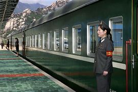 Kim Jong Il razgleda Rusiju u blindiranom vozu