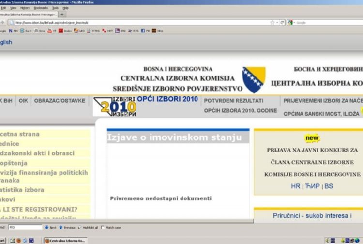 Imovina političara skrivena od javnosti