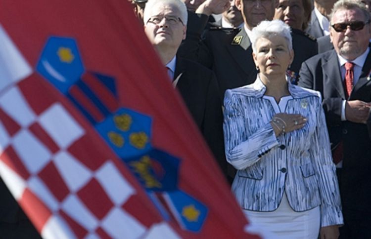 Jadranka Kosor u Kninu posebno pozdravila Gotovinu i Markača
