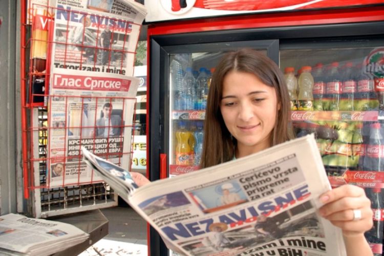 Nezavisne novine i Glas Srpske na kioscima u Beogradu (Foto)