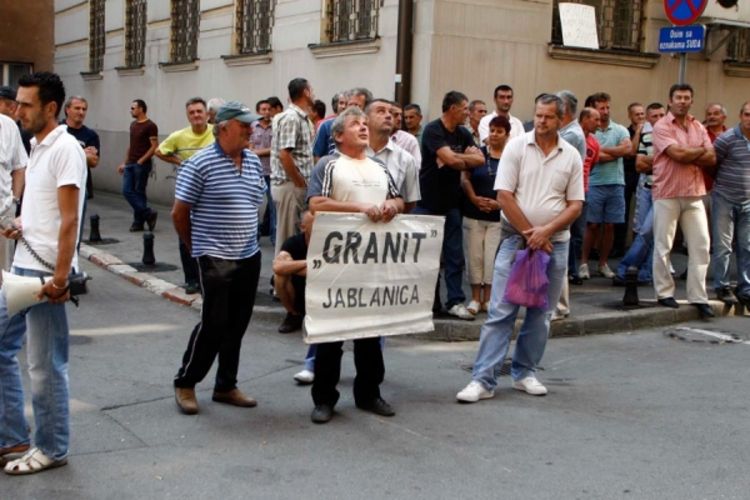 Radnici Granita na ulice, sudijama prijave