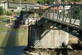 Počela rekonstrukcija željeznog mosta na Drini