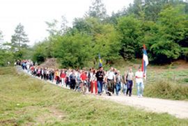 Marš dug 40km u povodu godišnjice stradanja Srba iz Vozuće