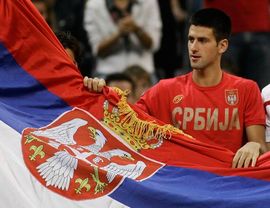 Nole bi da nosi srpsku zastavu u Londonu