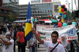 Palestinci protestovali u Sarajevu (Foto)