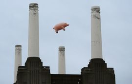 Prase iznad Londona povodom objavljivanja albuma Pink Flojda