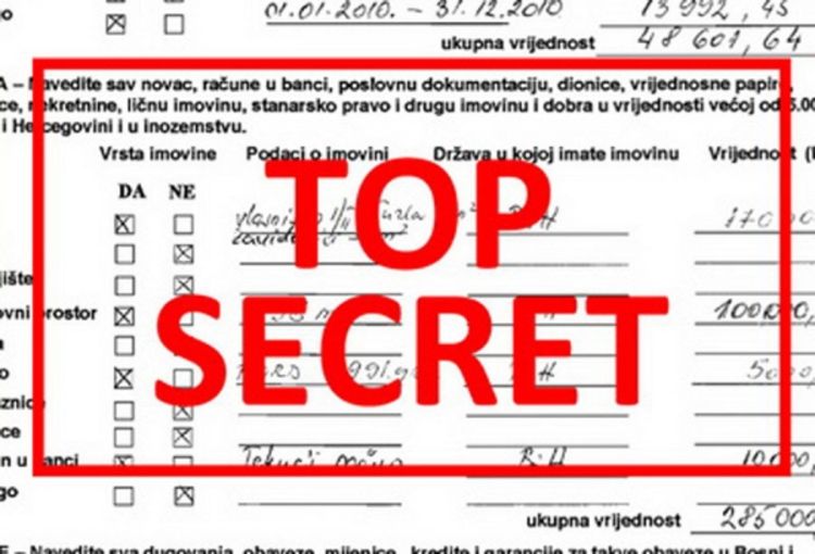 Kovačević: Nećemo reagovati na objavljivanje imovinskih kartona bh. političara