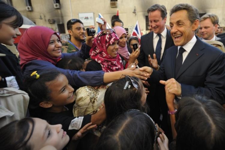 Kameron i Sarkozi u Bengaziju