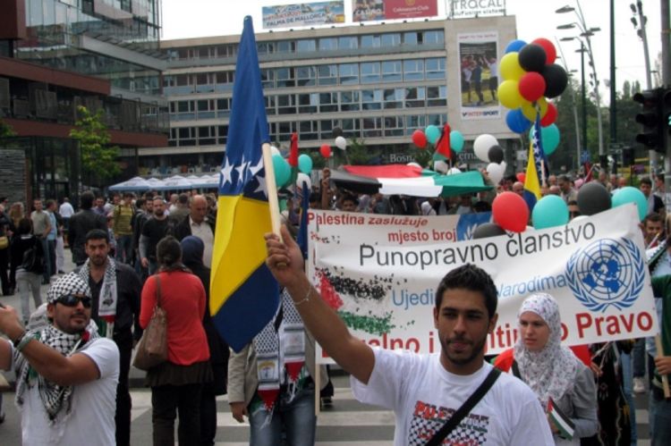 Palestinci protestovali u Sarajevu (Foto)