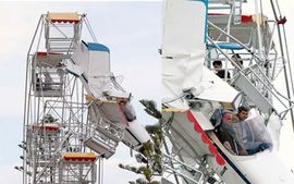 Avion udario u panorama-točak