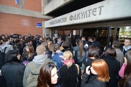 Uprava Filozofskog fakulteta pustila predstavnike studenata u zgradu