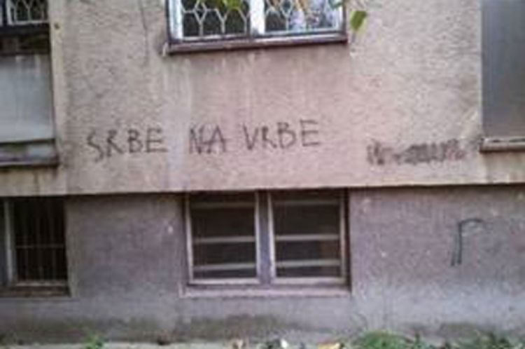 Sarajevo: 13-godišnjak autor grafita Srbe na vrbe