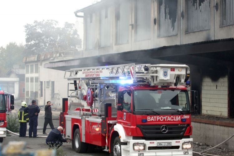 Radnici zapalili banjalučku Mljekaru