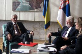Nikola Špirić sastao se sa premijerom Srbije Mirkom Cvetkovićem