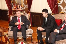 Dodik: Đoković je fenomenalan