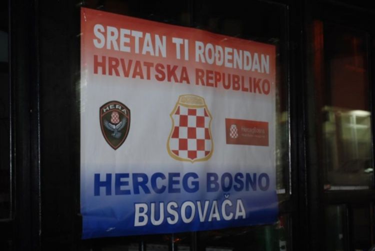 Plakatima čestitali rođendan Herceg Bosni