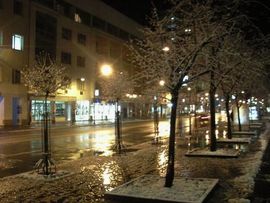 Prvi snijeg u Banjaluci