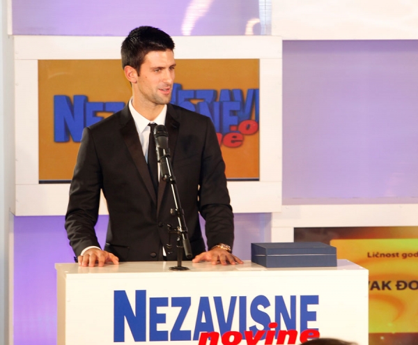 Nole: Ponosan sam na nagradu Ličnost godine