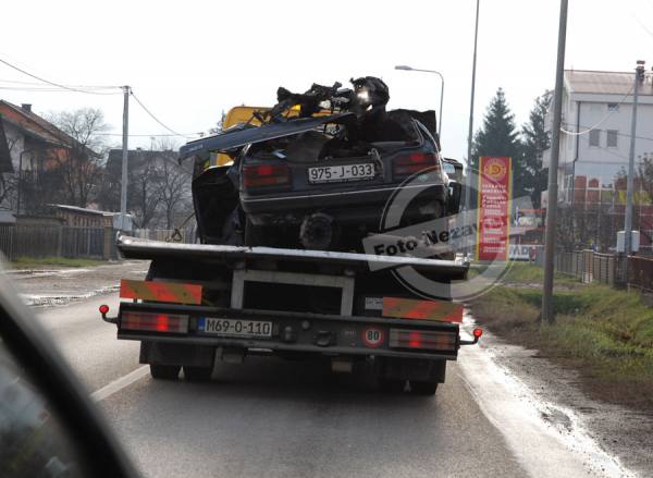 Laktaši: Poginuo u sudaru sa autobusom (Foto)