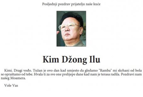 Nikšićani oplakuju dragog vođu