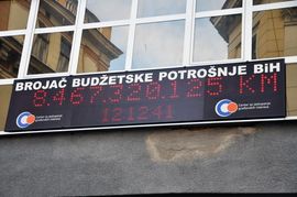 Brojač budžetske potrošnje u Sarajevu izbrojao potrošenih ...