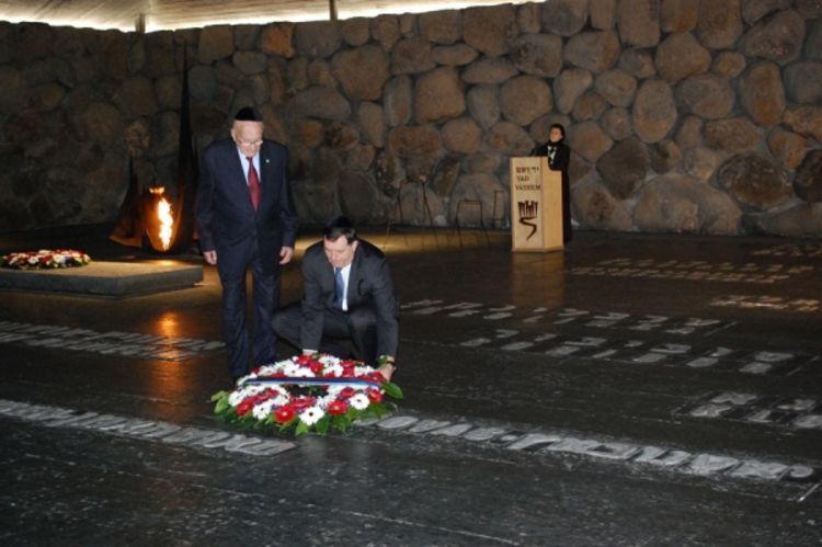 Prijemi u Jad vašemu i Jerusalimskoj palati