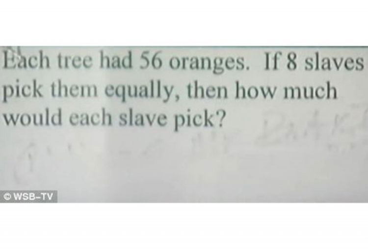 Koristio robove u zadacima iz matematike