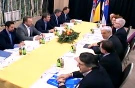 Predsjednici Srbije, Hrvatske i BiH sa novinarima