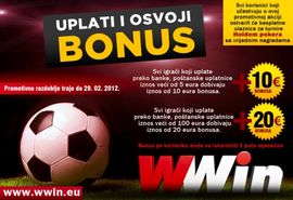 WWin: Uplati i osvoji bonus