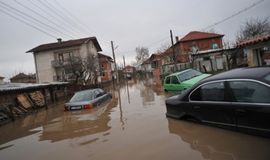 Potopljeno selo u Bugarskoj nakon pucanja brane