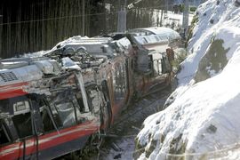 Švajcarski superbrzi voz slupao se na probi u Norveškoj