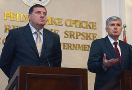 Čović sa Dodikom razgovara o narednom sastanku lidera stranaka