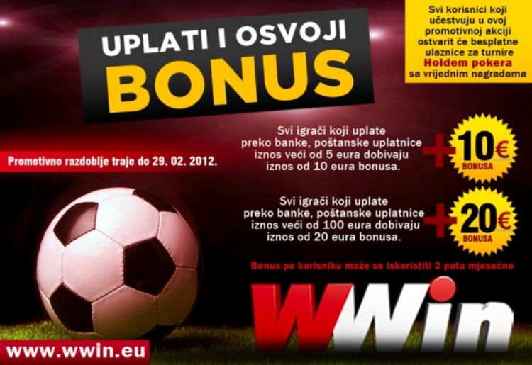 WWin: Uplati i osvoji bonus