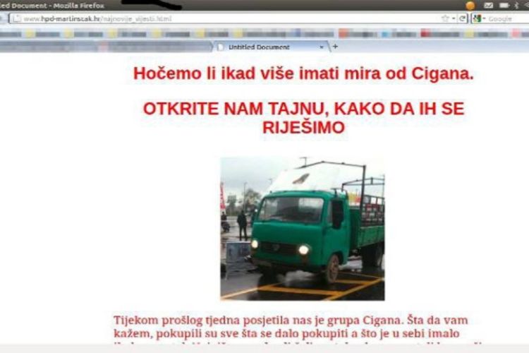 Ksenofobični karlovački planinari: Kako se riješiti Cigana? (FOTO)