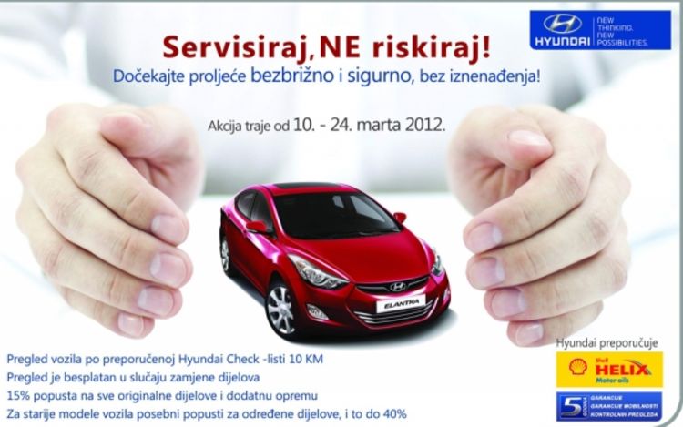 Proljećna servisna akcija Hyundaija