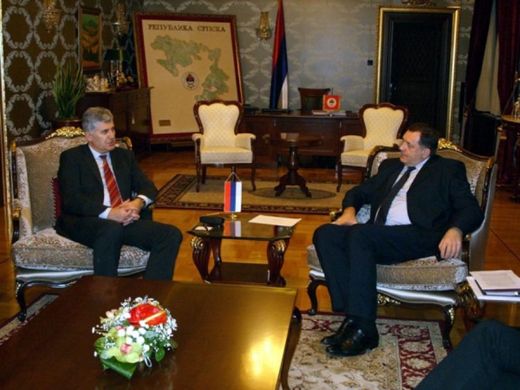 Dodik sa Čovićem: Slučaj Sejdić - Finci i imovina tema sledećeg sastanka lidera stranaka