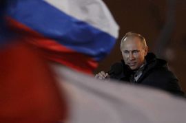 Putin sa suzama na obrazima proglasio pobjedu (Video)