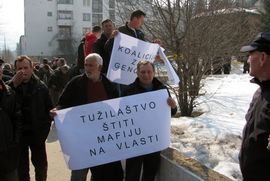 Radnici Hidrogradnje ponovo pred zgradom Vlade