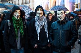 Uhapšen pripadnik Anonymousa Srbije