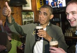 Obama proslavio dan Svetog Patrika uz crno irsko pivo (Video)