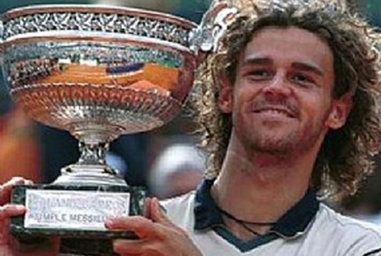 Gustavo Kuerten u Kući slavnih tenisera