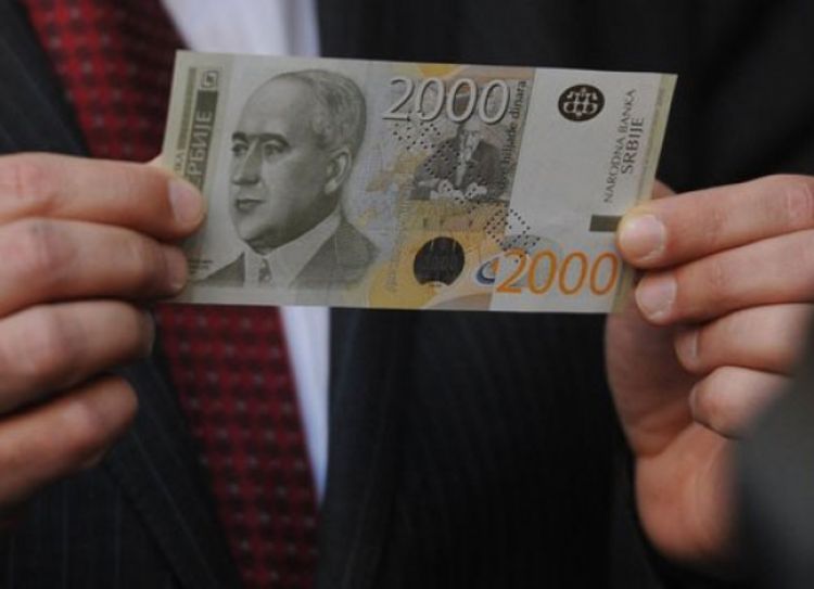 U opticaju lažnih 2.000 dinara