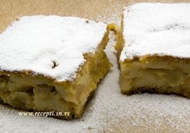 Lenja pita sa jabukama