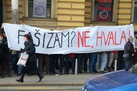 Protest protiv međunarodnog skupa nacionalista u Zagrebu
