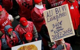 Počeo štrajk zaposlenih u javnom sektoru u Sloveniji