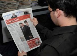 Vjesnik sutra ne izlazi zato što nema papira za štampariju
