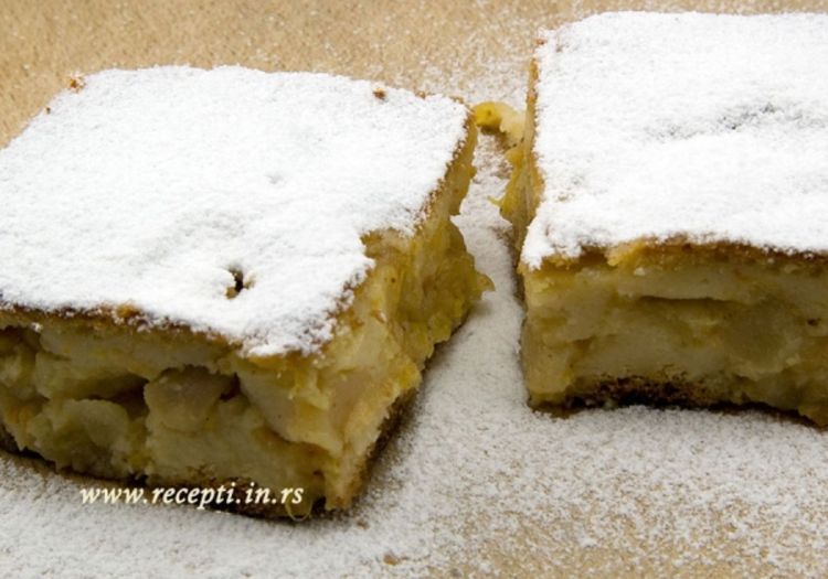 Lenja pita sa jabukama