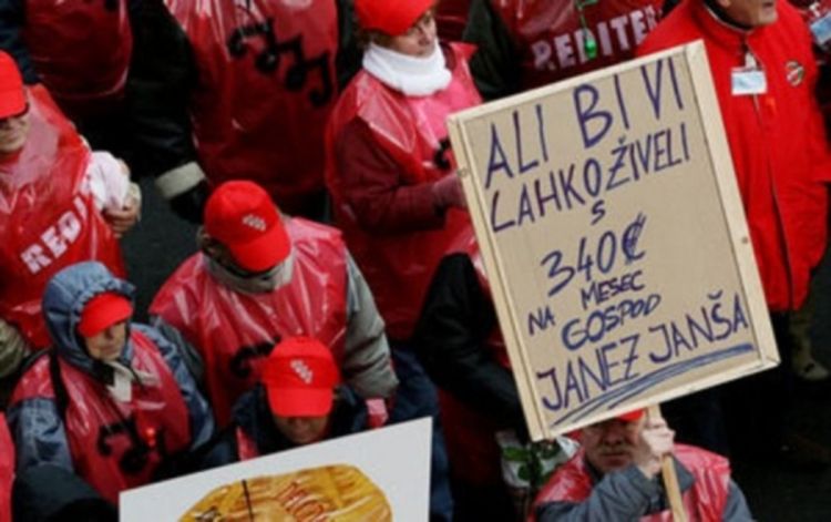Počeo štrajk zaposlenih u javnom sektoru u Sloveniji