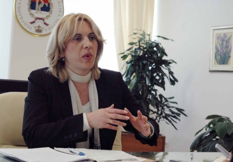 Željka Cvijanović na konferenciji u Beogradu