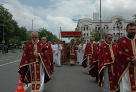 Liturgija i litija  povodom slave
